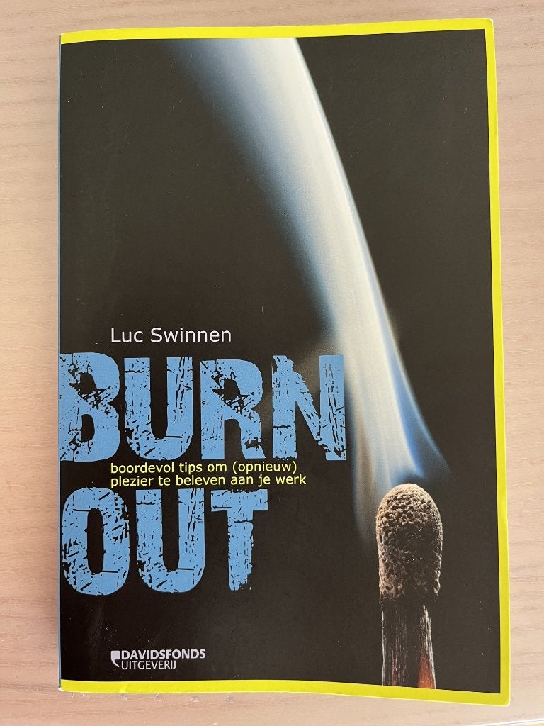 Boek Burn-out Luc Swinnen, Livres, Conseil, Aide & Formation, Enlèvement ou Envoi, Utilisé, Luc Swinnen
