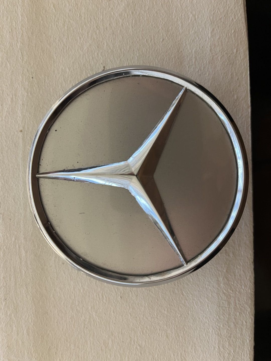 1x Mercedes hart naafkapjes, Autos : Divers, Enjoliveurs, -, Utilisé, -, -