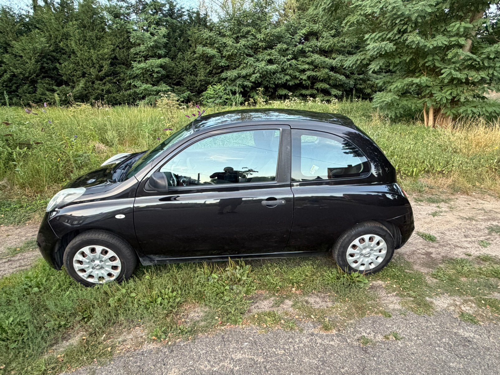 Nissan Micra k12, Automaat, Airbags, Zwart, Micra