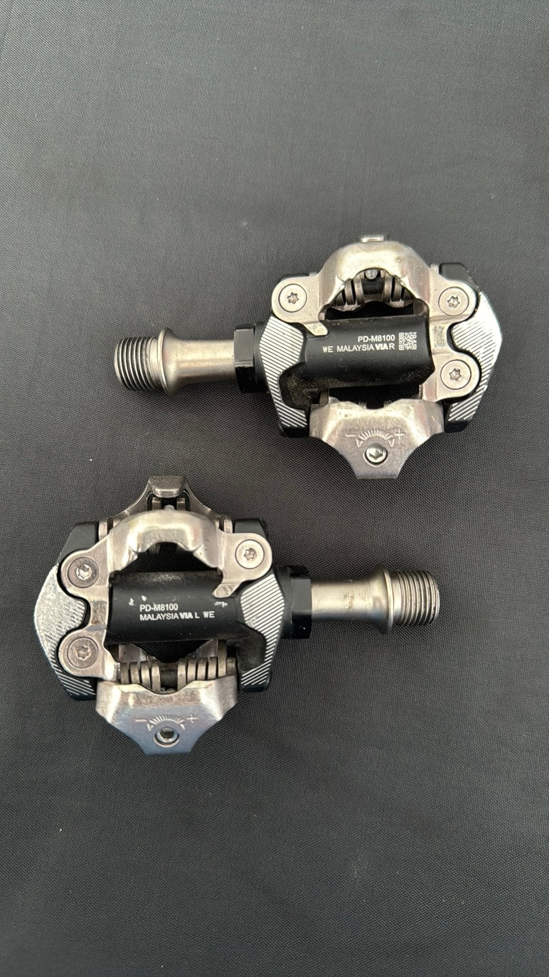 shimano md8100 spd pedalen, Fietsen en Brommers, Ophalen of Verzenden, Gebruikt, Crankstel of Pedalen, Aluminium