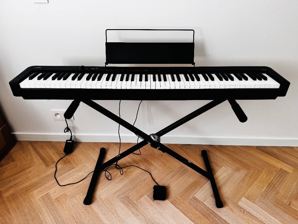Piano numérique Casio CDP-S100, Muziek en Instrumenten, Keyboards, Zo goed als nieuw, 88 toetsen, Casio, Aanslaggevoelig, Met standaard