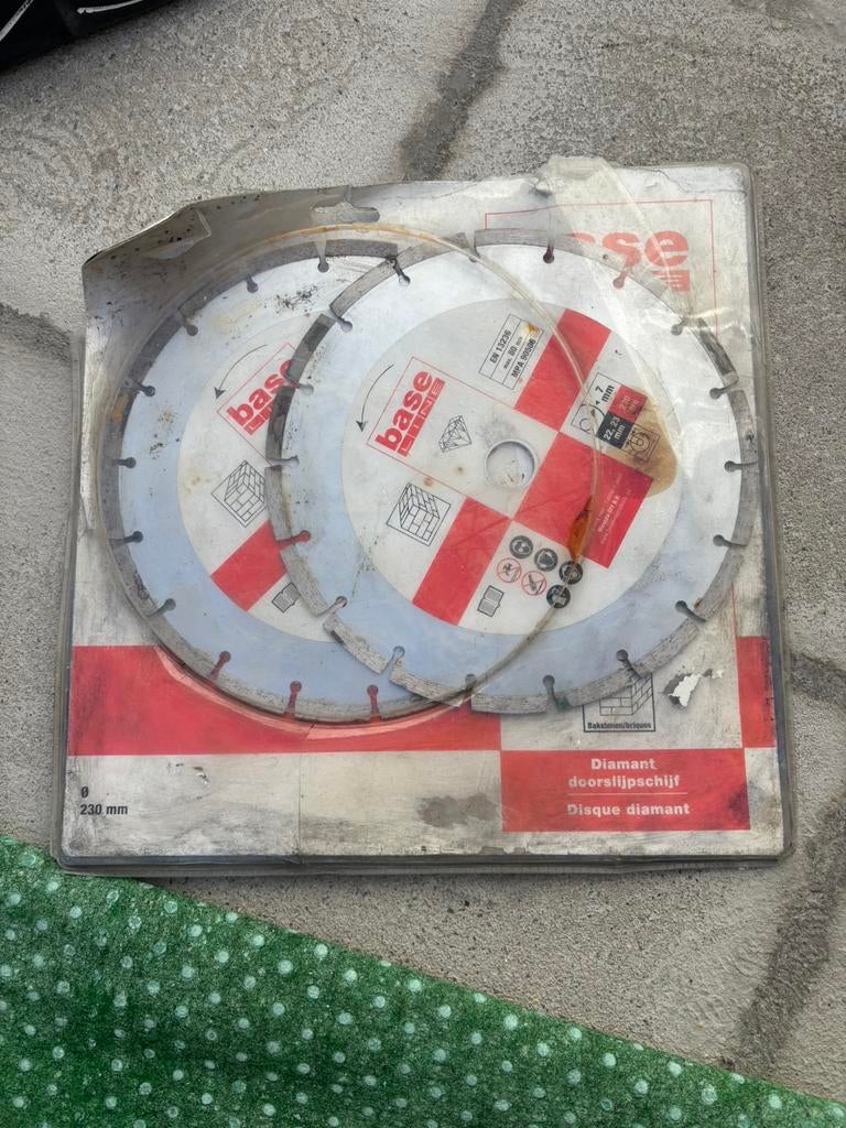Baseline diamantschijf (230 mm)/ 2 stuks nieuw, Doe-het-zelf en Bouw, Ophalen, Nieuw