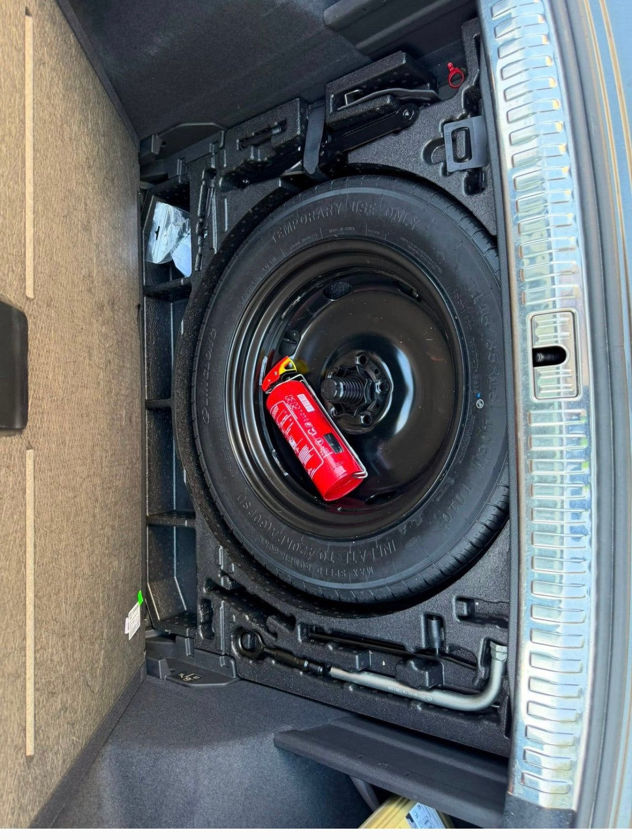 Opberginzet koffer audi Q3, Ophalen