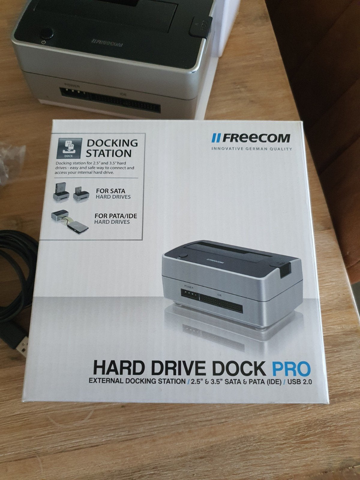 Freecom hard drive dock pro sata + ide, Ophalen