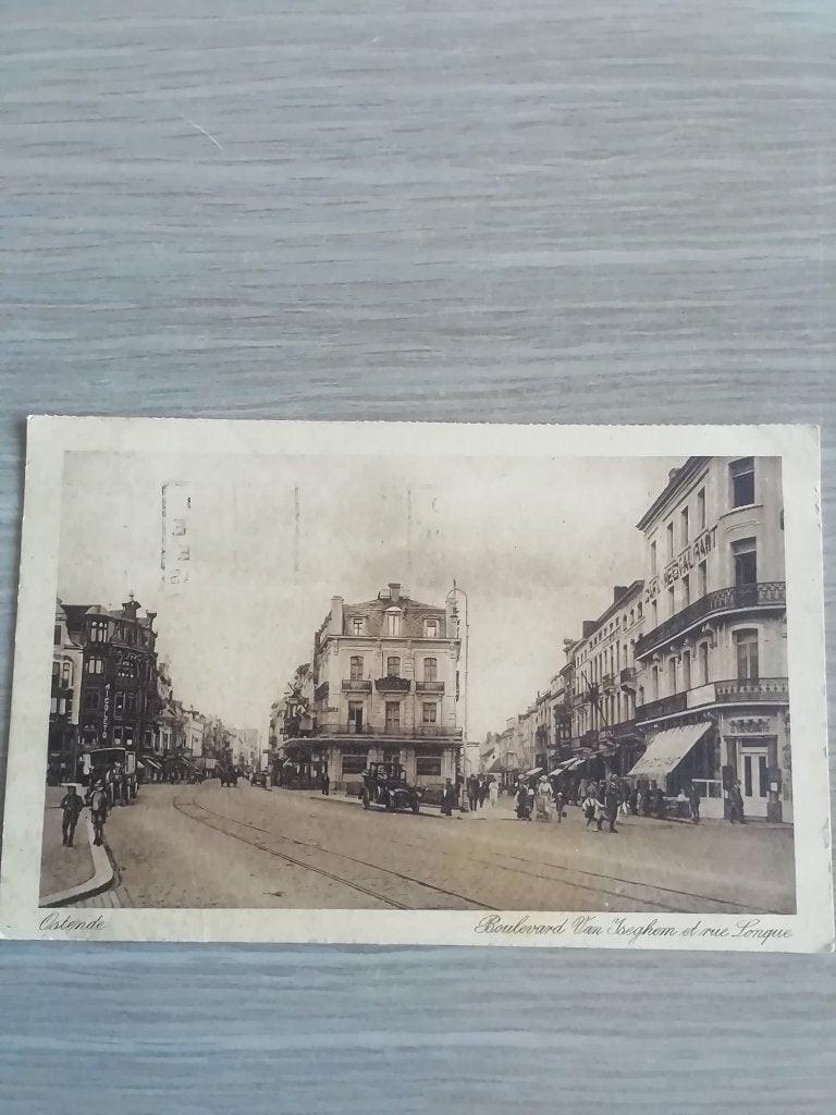 Postkaart Oostende boulevard van..., Ophalen of Verzenden