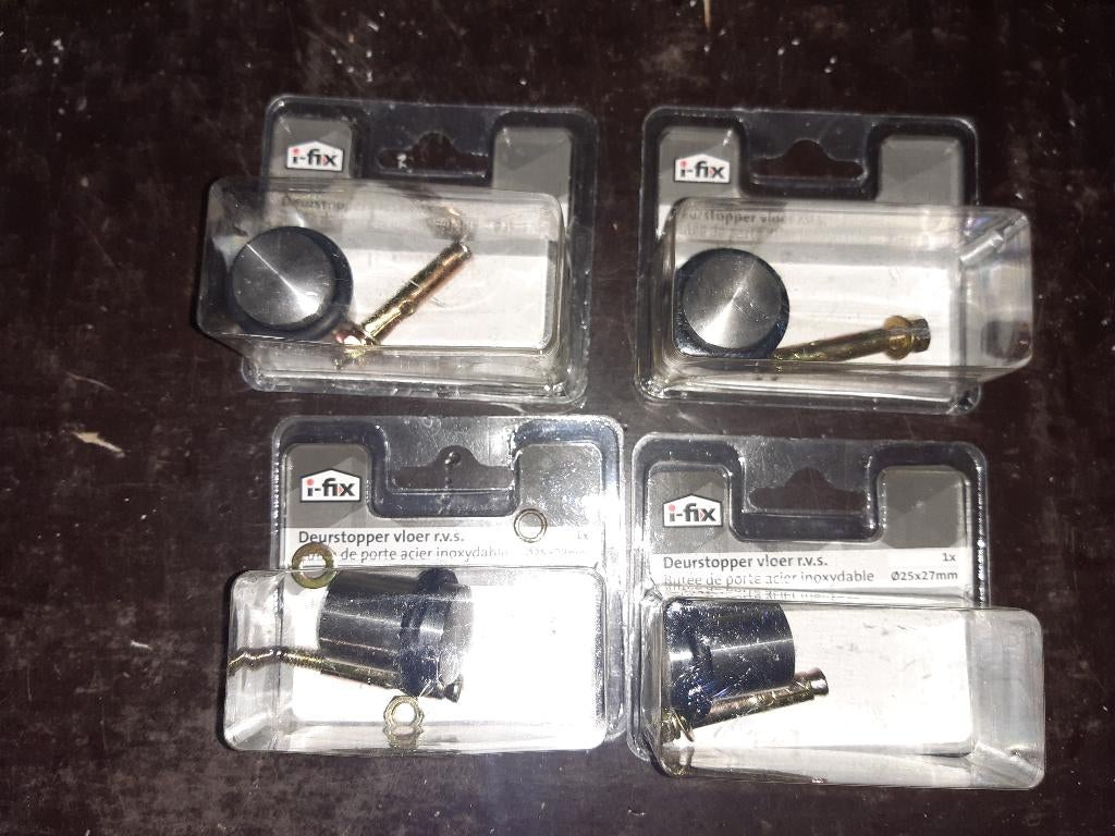 4 butée de porte en inox, Enlèvement ou Envoi, Neuf, Autres types, Inox