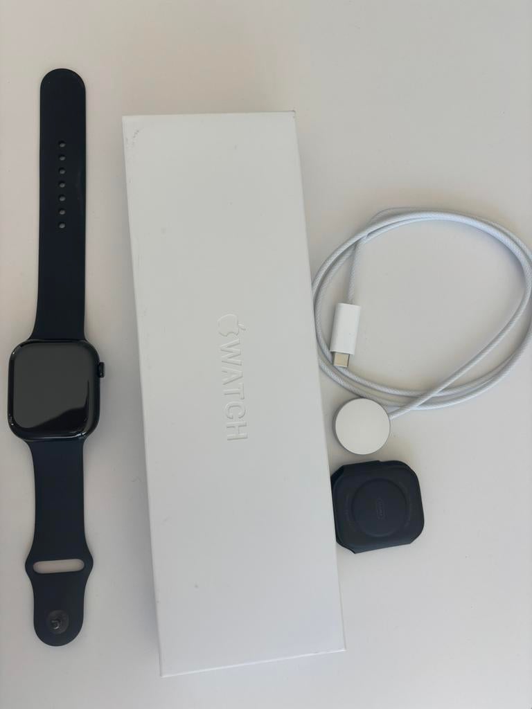 Apple Watch Series 11 GPS Jet Black Nieuw, Zwart, IOS, Nieuw, Ophalen of Verzenden