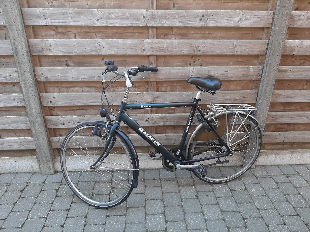 Herenfiets Batavus - ideale studentenfiets, Fietsen en Brommers, Ophalen, Gebruikt, Velgrem, Versnellingen