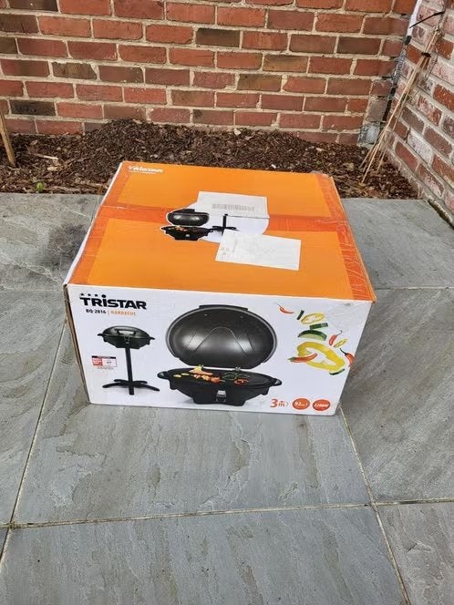 Tristar BQ-2816 Elektrische Barbecue (2-in-1), Tuin en Terras, Elektrische barbecues, Ophalen