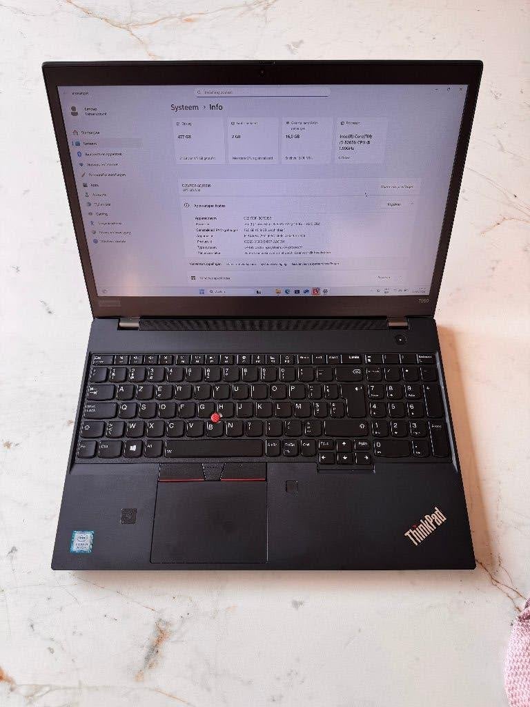 Lenovo ThinkPad T590 – School laptop, Computers en Software, Windows Laptops, Zo goed als nieuw, 15 inch, SSD, Minder dan 2 Ghz