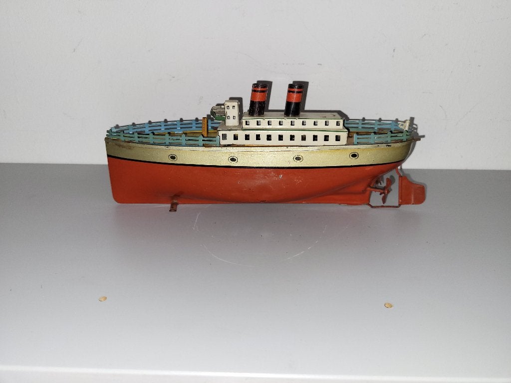 oud metalen speelgoed Arnold boot, Antiek en Kunst, Antiek | Speelgoed, Ophalen of Verzenden