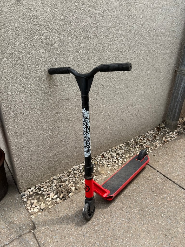stunt step, Fietsen en Brommers, Steps, Ophalen, Zo goed als nieuw, Gewone step, Oxelo