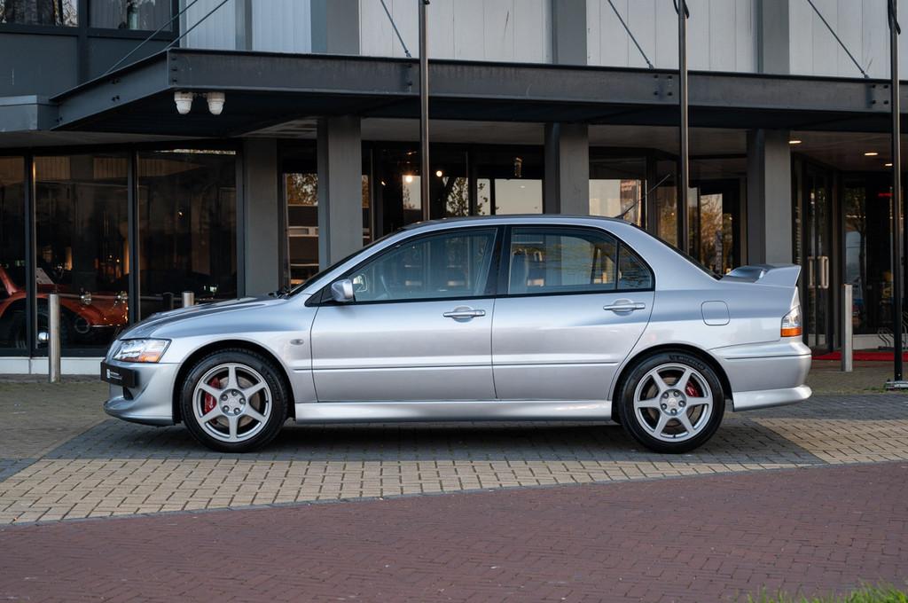 Mitsubishi Lancer Evolution VIII (bj 2004), Auto's, Mitsubishi, 4 deurs, Gebruikt, Zwart, 4 cilinders