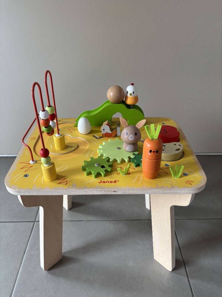 Table d’activités Ferme en bois - Janod, Enlèvement, Comme neuf