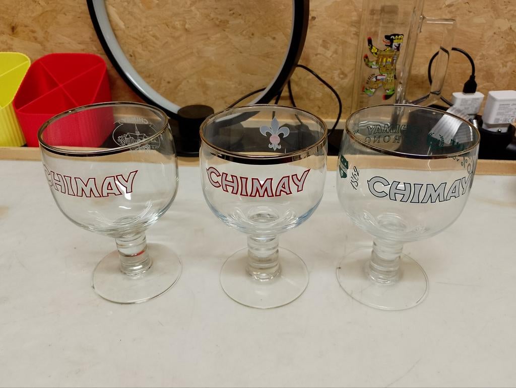 3 verres Chimay