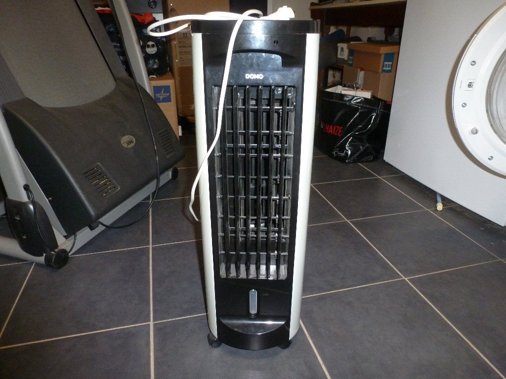 Domo ventilator/aircooler, Minuterie, Enlèvement, Utilisé, Ventilateur sur pied