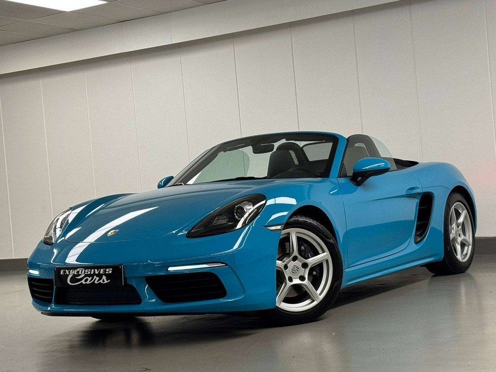 Porsche Boxster 718 2.0 TURBO PDK ! MIAMI BLUE ! 25000 KM !, Auto's, 158 g/km, Gebruikt, 4 cilinders, Cabriolet