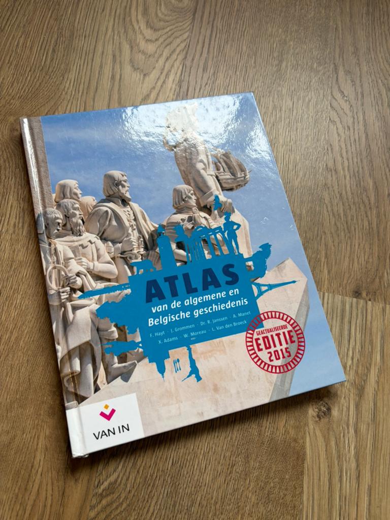 Atlas Belgische geschiedenis, Ophalen, Zo goed als nieuw, Geschiedenis
