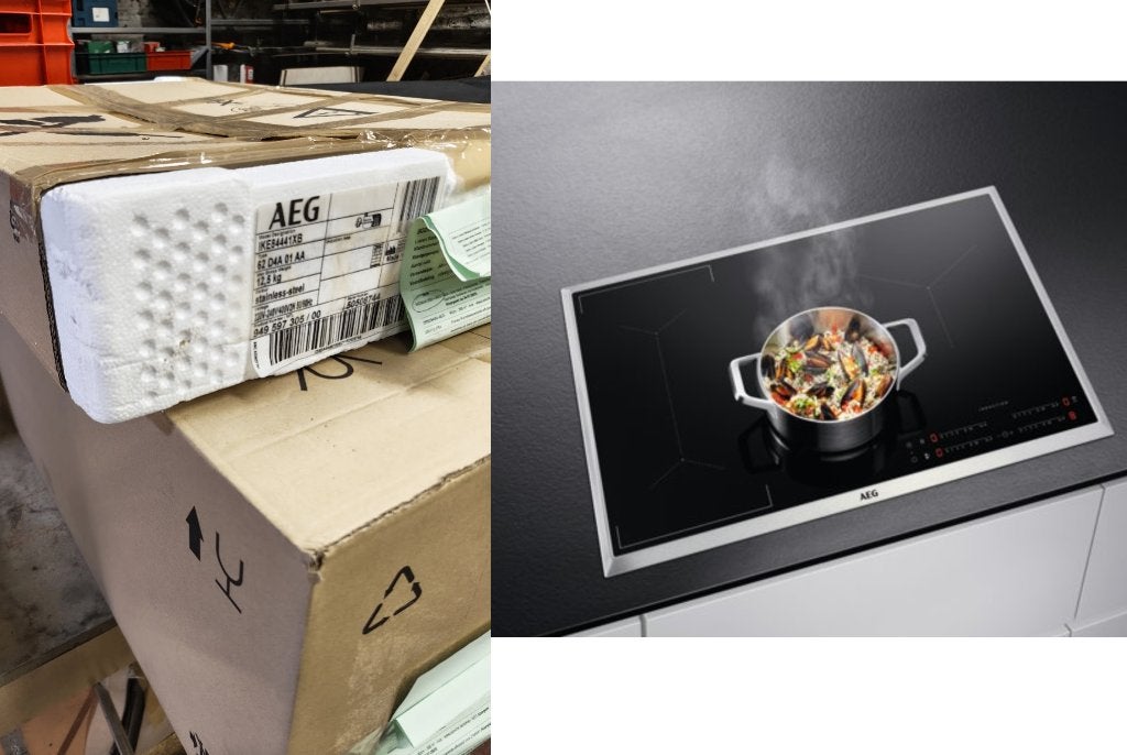 AEG Inductievuur - nieuw en met garantie, Elektronische apparatuur, Kookplaten, Ophalen, Nieuw, 4 kookzones, Energieklasse A of zuiniger