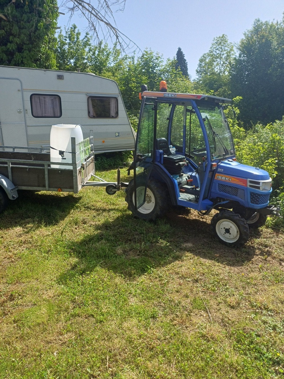 Tracteur iseki TM 3160, Enlèvement