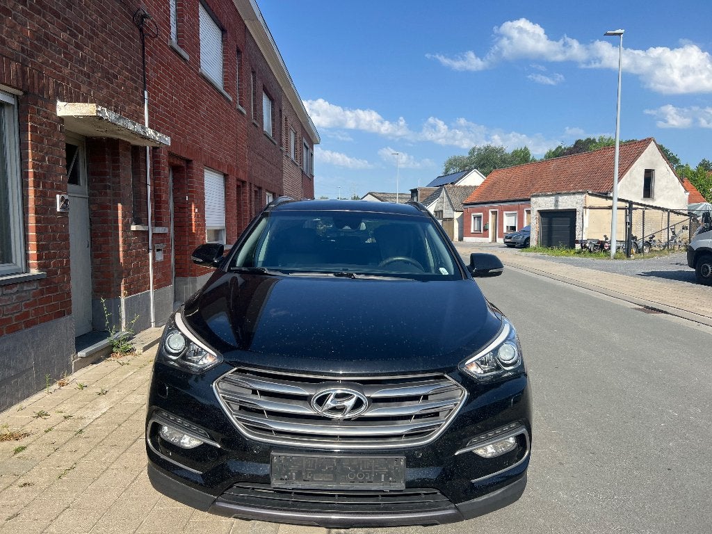 Hyndai Santa Fe, Autos, Cuir, Euro 6, Boîte manuelle, Noir