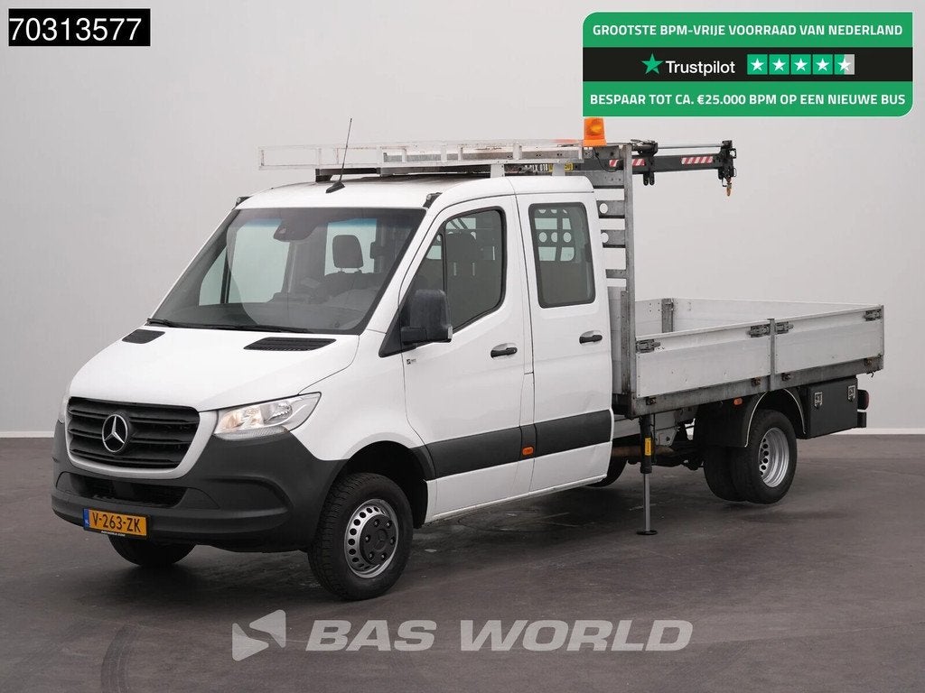 Mercedes Sprinter 514 CDI Automaat Kraanwagen 995kg HIAB T-C, Gebruikt, Euro 6, 4 cilinders, 2000 kg