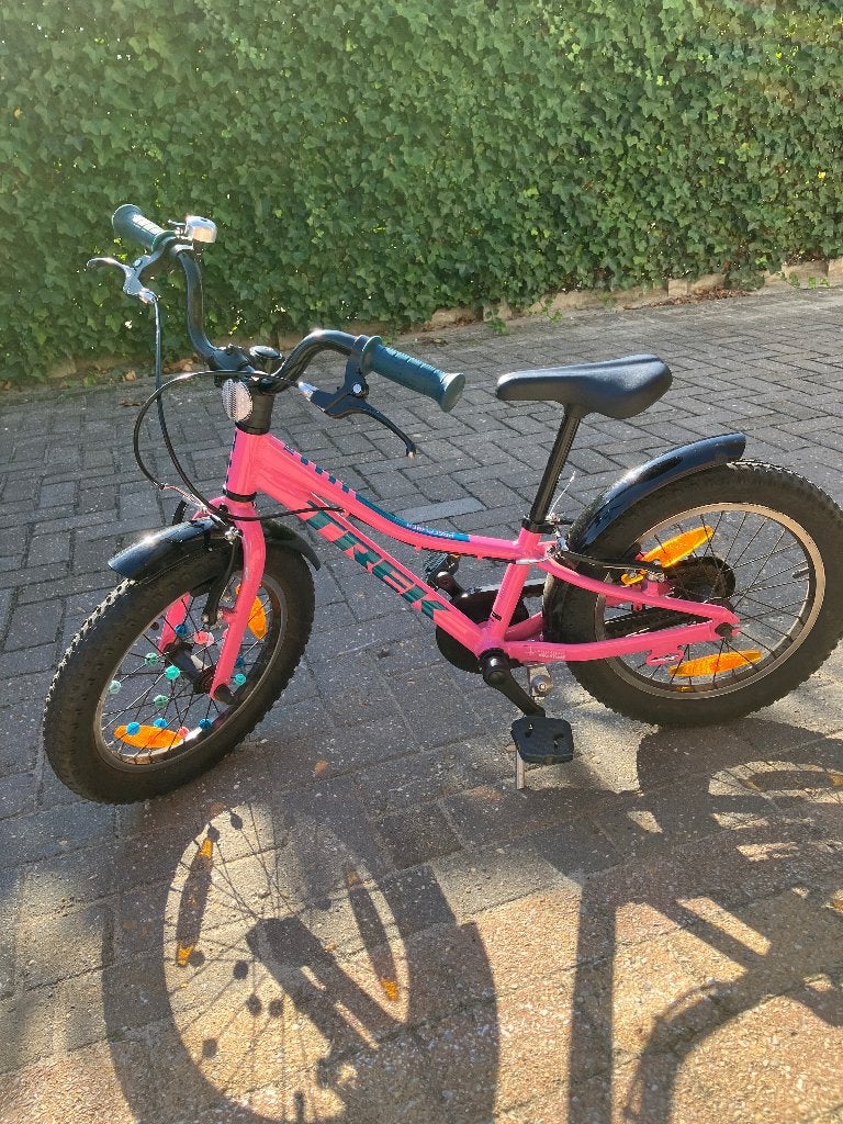 Trek Precaliber kinderfiets 16 inch, Ophalen, Zijwieltjes, Velgrem, Trek