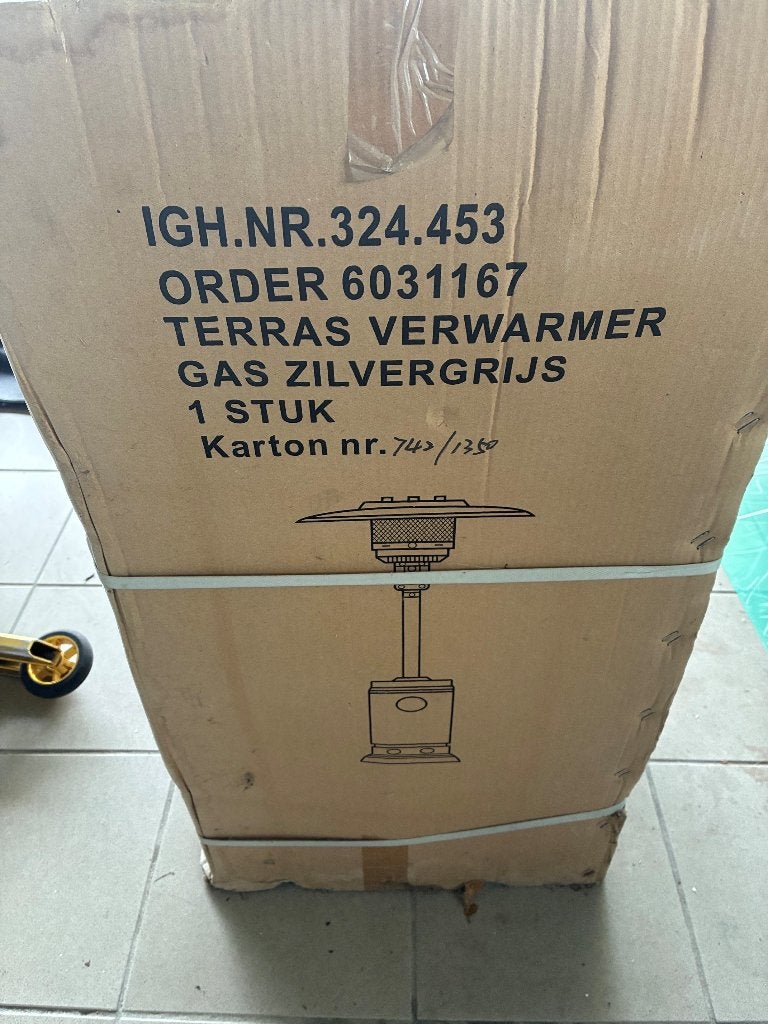 Terrasverwarmer HSS, Tuin en Terras, Ophalen, Nieuw, Gas, Vloer