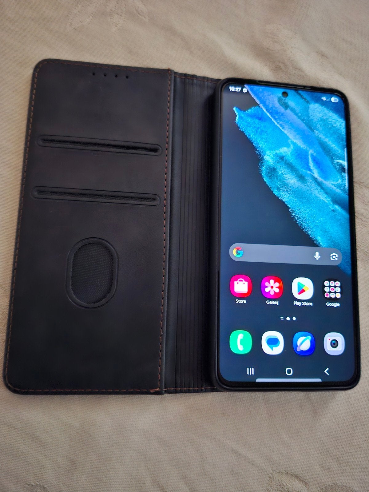 Samsung s21 met draadloze lader incl telefoon hoesje, Ophalen