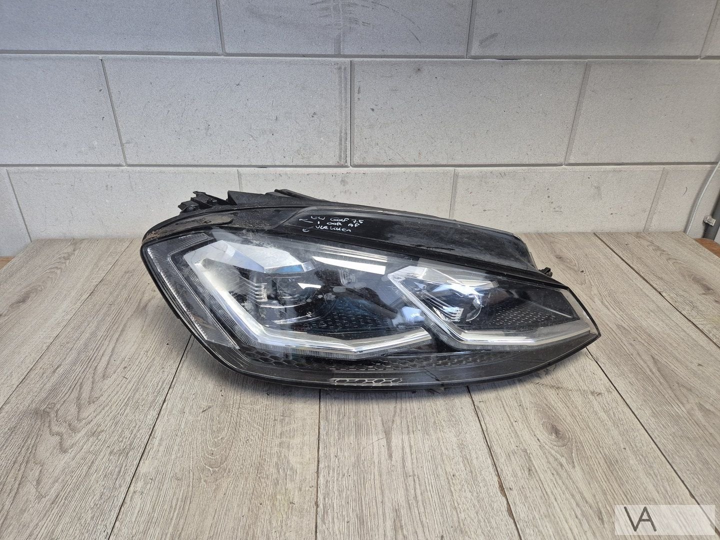Koplamp rechts LED van VW Golf 7 facelift 5g1941060 compleet, Volkswagen, -, Utilisé, -