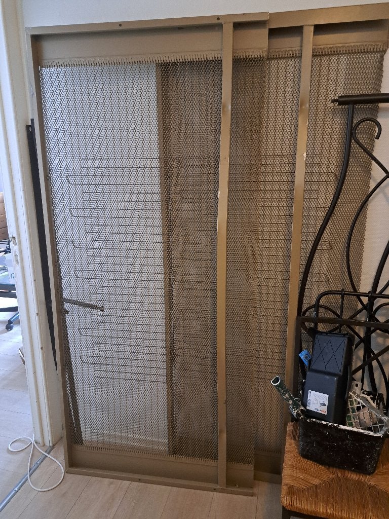 Sommier en métal 2 personnes, Ophalen, Gebruikt, Tweepersoons, Bedbodem