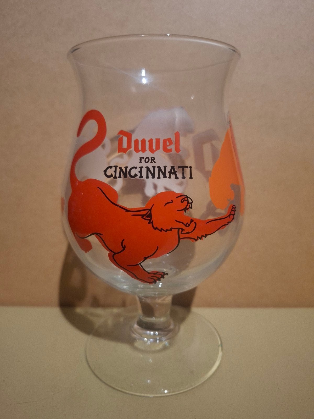 duvel glas Cincinnati, Ophalen of Verzenden, Duvel