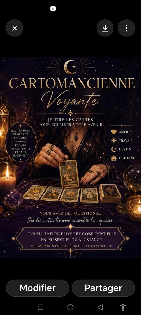Cartomancie, voyance, Contacts & Messages, Prédictions & Messages divers