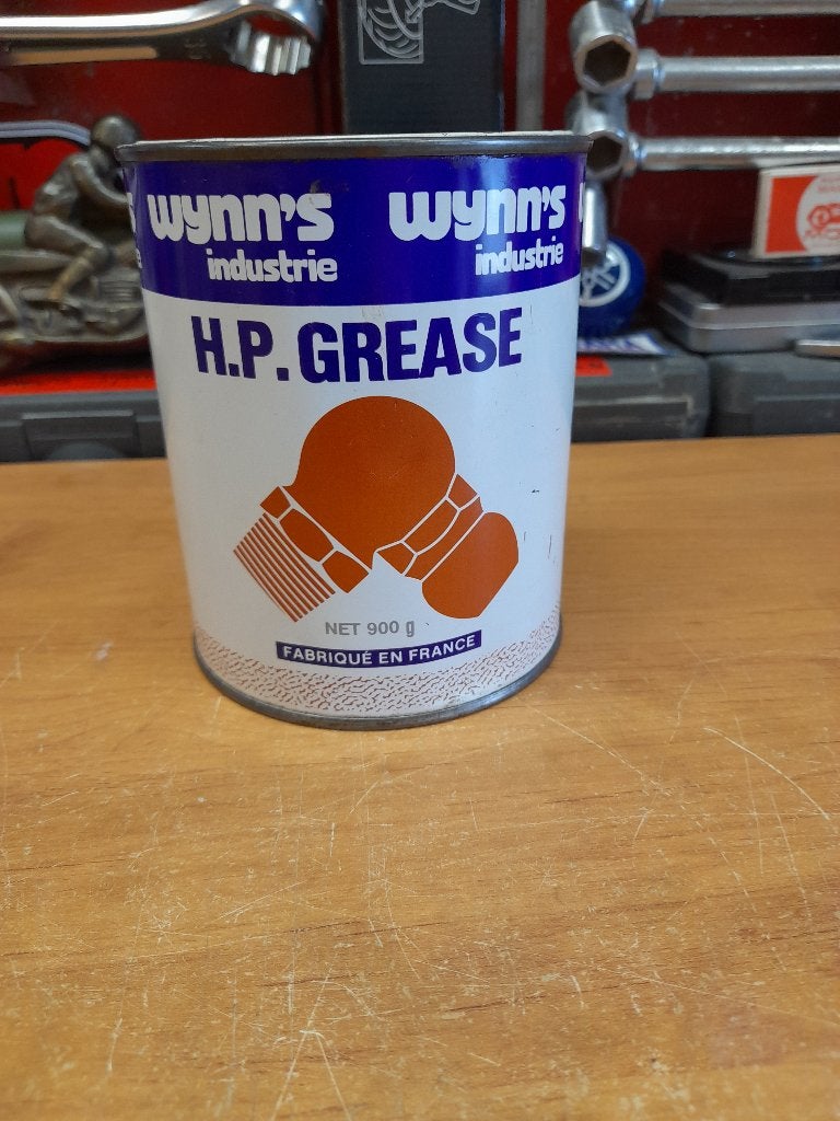Oude lege vetpot Wynn's HP grease, Verzenden