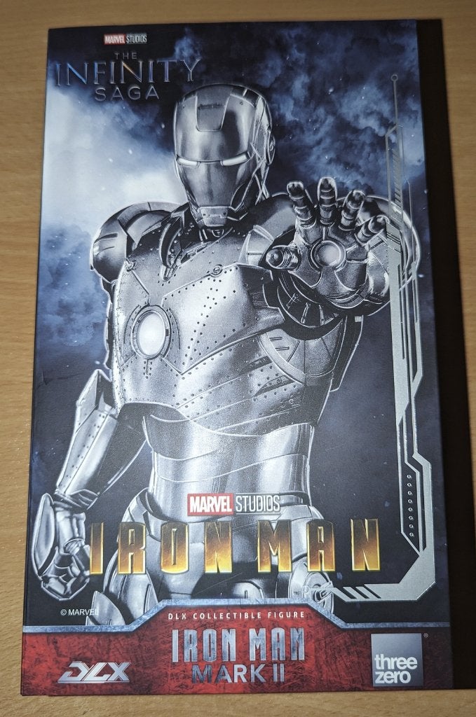 threezero DLX Iron Man Mark II / 2 Marvel Avengers, Envoi, Comme neuf