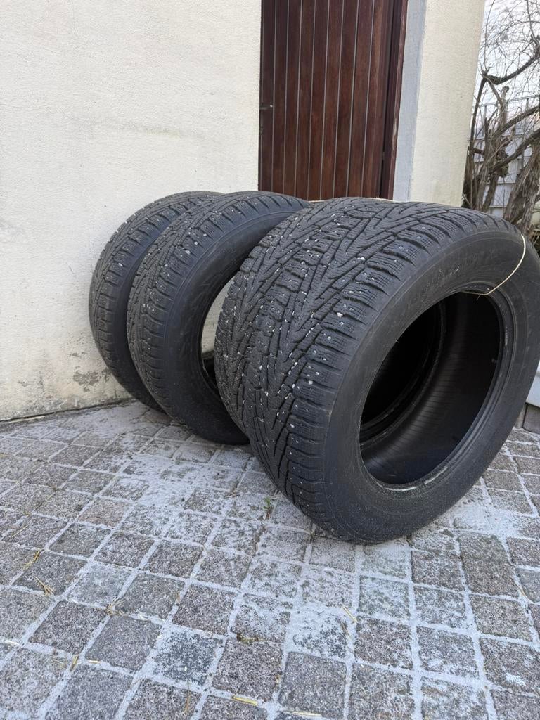 4 stuks winter/ spijkerband 255/60R18 112T XL, Enlèvement, Comme neuf