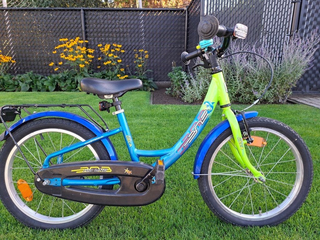 kinderfiets meisjes, Frein à rétropédalage, 18 pouces, Comme neuf, Enlèvement