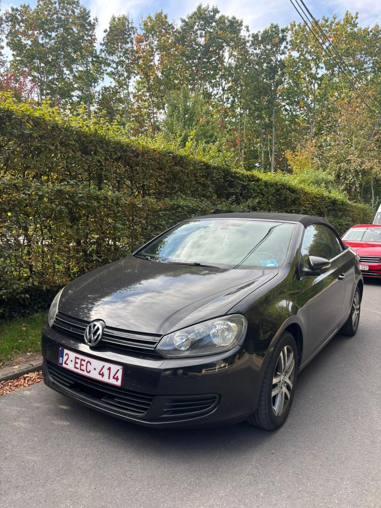GOLF 6 DIESEL CABRIOLET - 2012, Auto's, Euro 5, Cabriolet, Grijs, Te koop