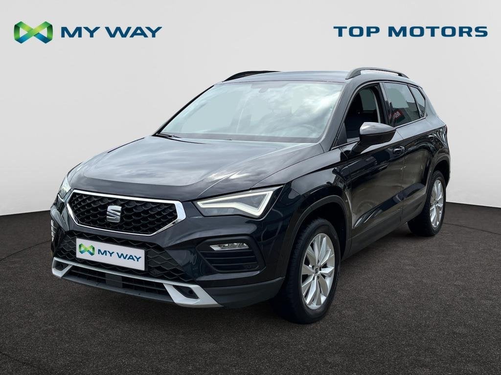 Seat Ateca GARANTIE*110PK*GPS*CAMERA*SENSOREN*CARPLAY*ZETEL, Auto's, Seat, 139 g/km, Ateca, Zwart, Handgeschakeld