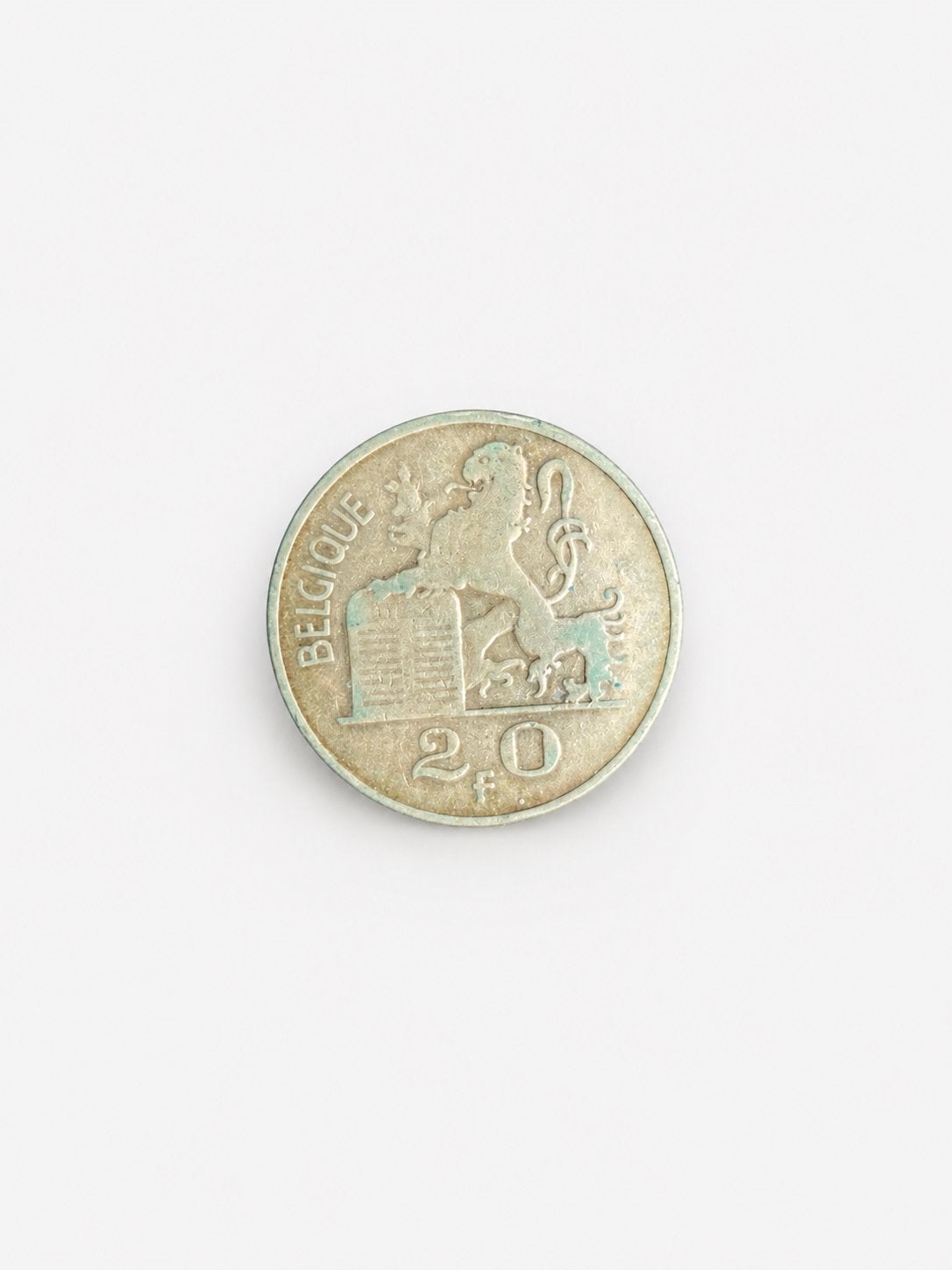 belgische 20 frank 1949 – belgique zilveren munt met patina, Postzegels en Munten, Munten | België, Losse munt, Zilver, Zilver