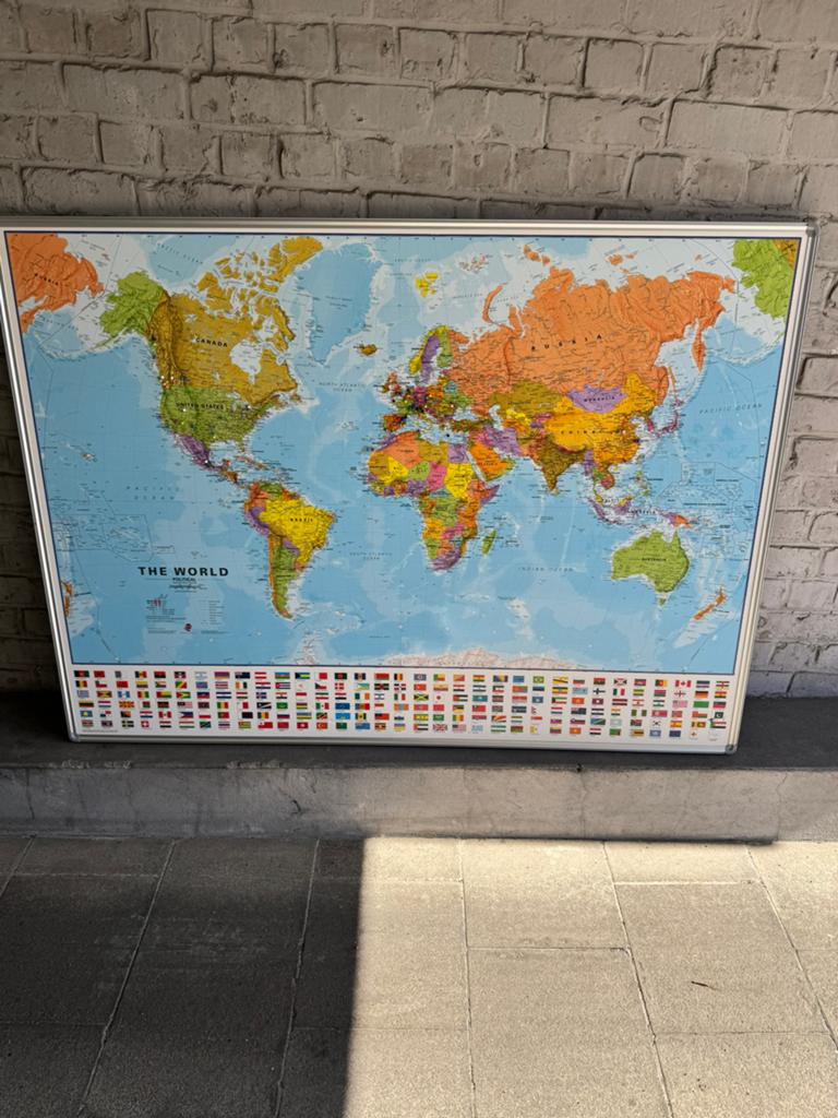 Grand tableau du monde, Antiek en Kunst, Antiek | Schoolplaten, Ophalen of Verzenden