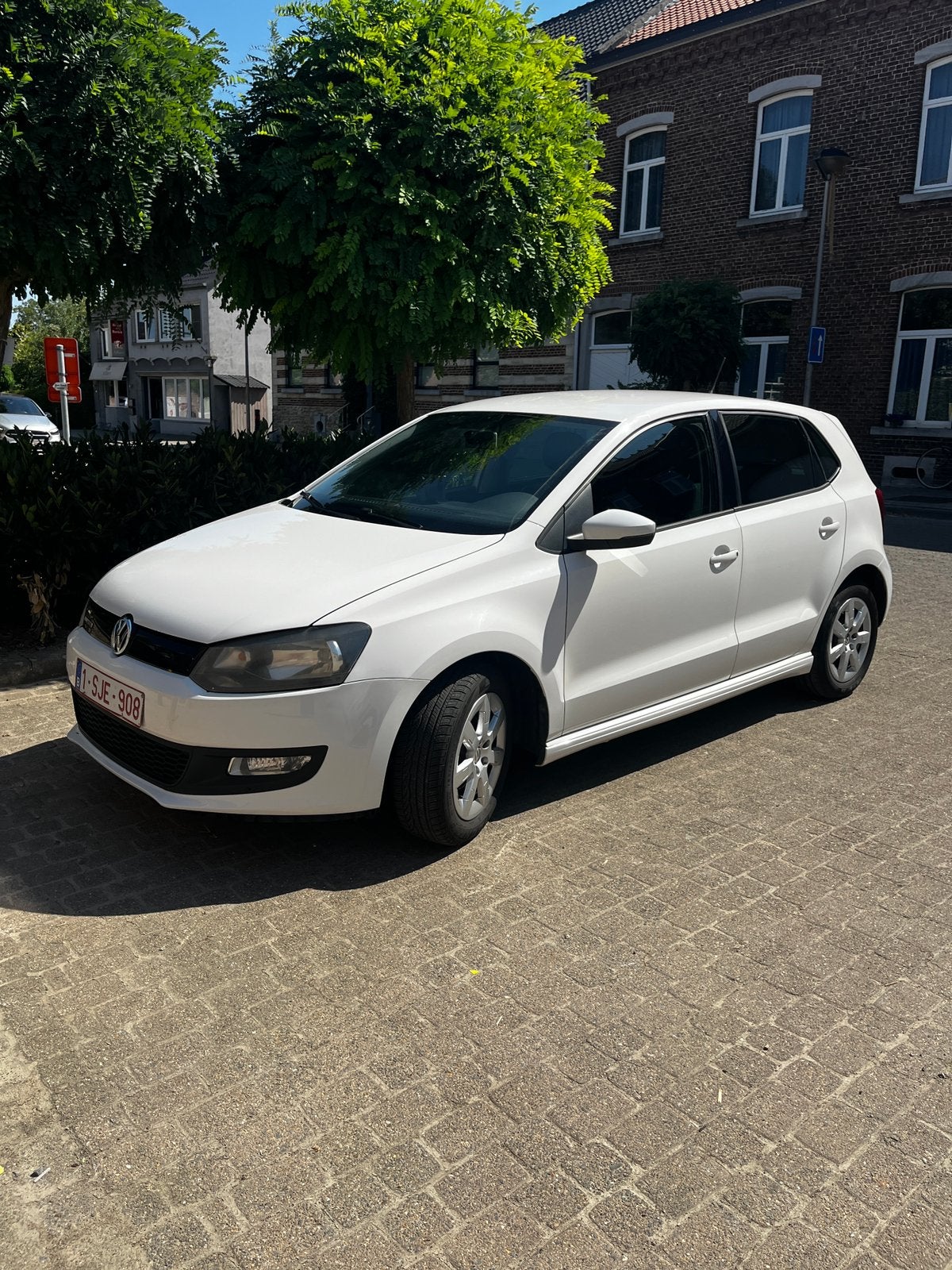 Volkswagen polo 1.2 diesel 2011 gekeurd, Auto's, Volkswagen, Euro 5, Stof, 1199 cc, Wit