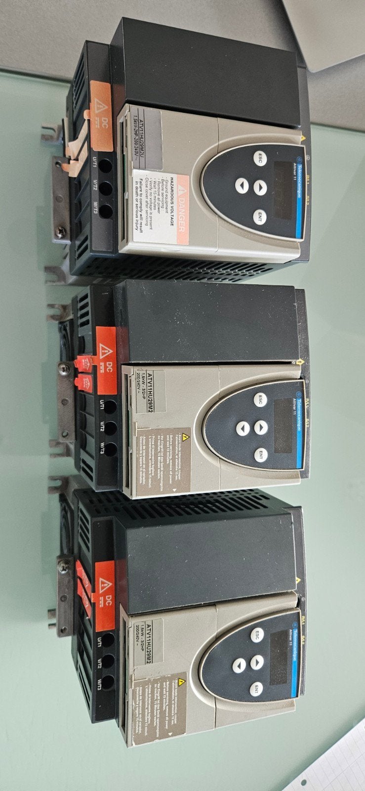 Frequentiesturing 1,5kW, Ophalen