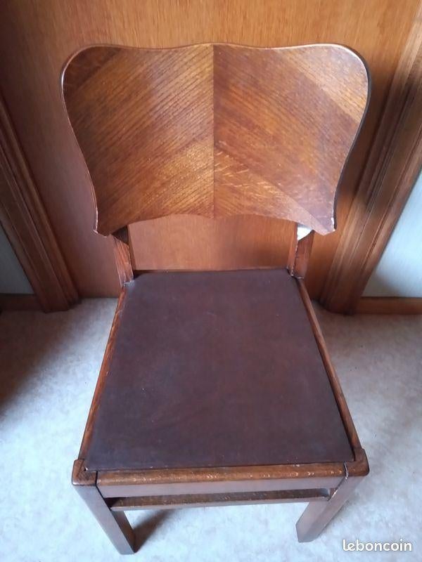 chaises en bois vintage, Ophalen