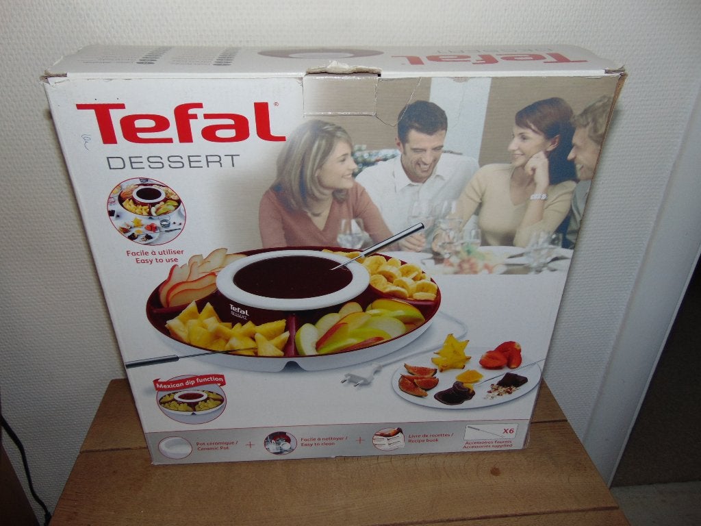 Tefal dessert fondue set nieuw, Electroménager, Fondue, Enlèvement ou Envoi, Neuf, Électrique, Service à fondue
