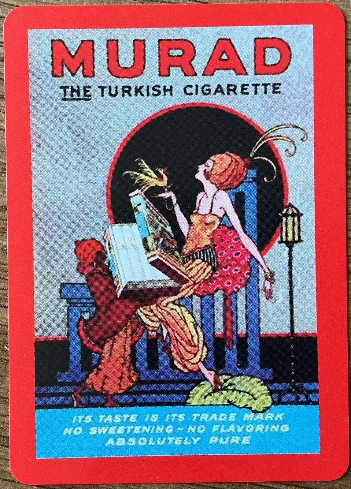 CIGARETTES MURAD EN SOIE, Collections, Enlèvement ou Envoi, Comme neuf, Carte(s) à jouer