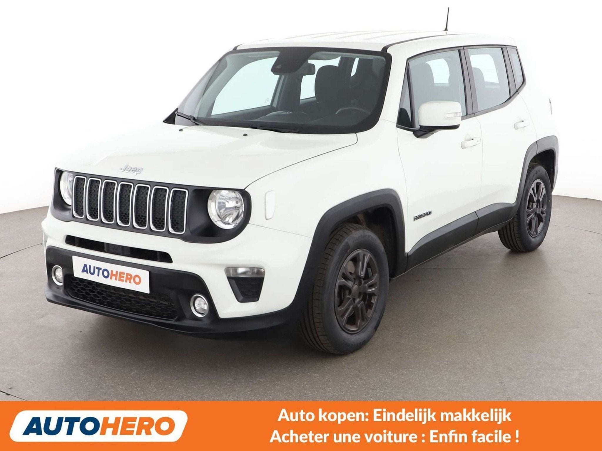 Jeep Renegade 1.3 TGDi Longitude 4x2 (automatique), Autos, Jeep, 1332 cm³, Achat, Anti démarrage, Noir