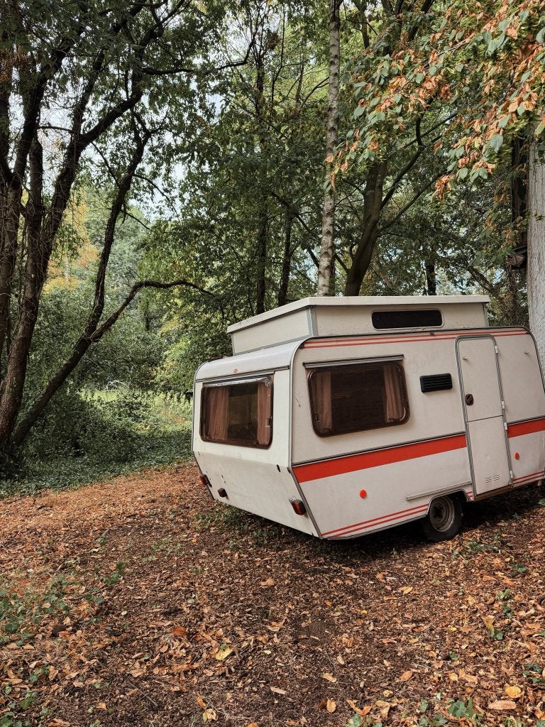 Münsterland Siesta 380 caravan van 700 kg., Caravans en Kamperen, Caravans, Hefdak, Tot en met 2, Kleine zit, Particulier
