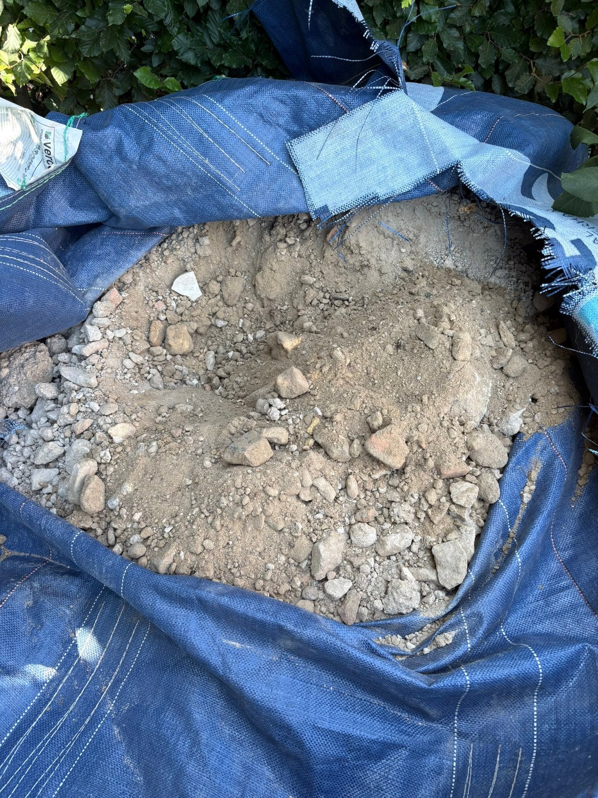 Gratis! Mengpuin overschot in big bag, Enlèvement, Utilisé