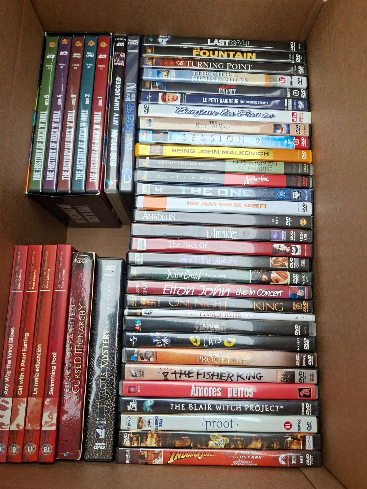 superaanbieding!!! mooi lot van  40 films, series, docu's, Ophalen of Verzenden, Zo goed als nieuw, Inclusief DVD